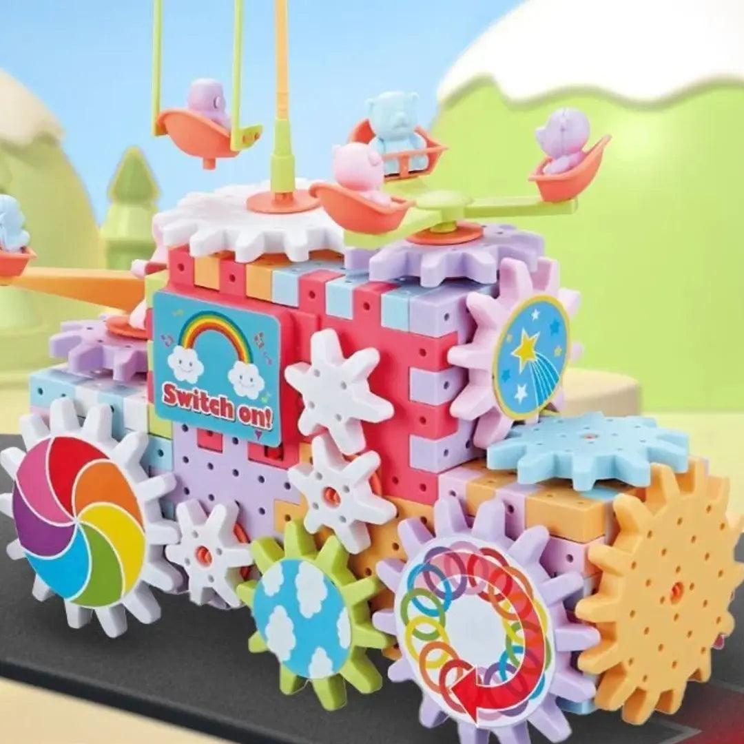 Rotating Montessori Building Block Toy My Store