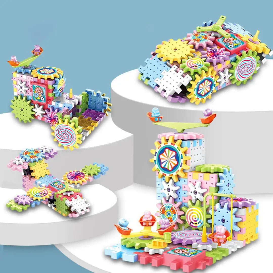 Rotating Montessori Building Block Toy My Store
