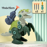 Dinosaur Screw Toy Set with Suction Cup Cannon My Store