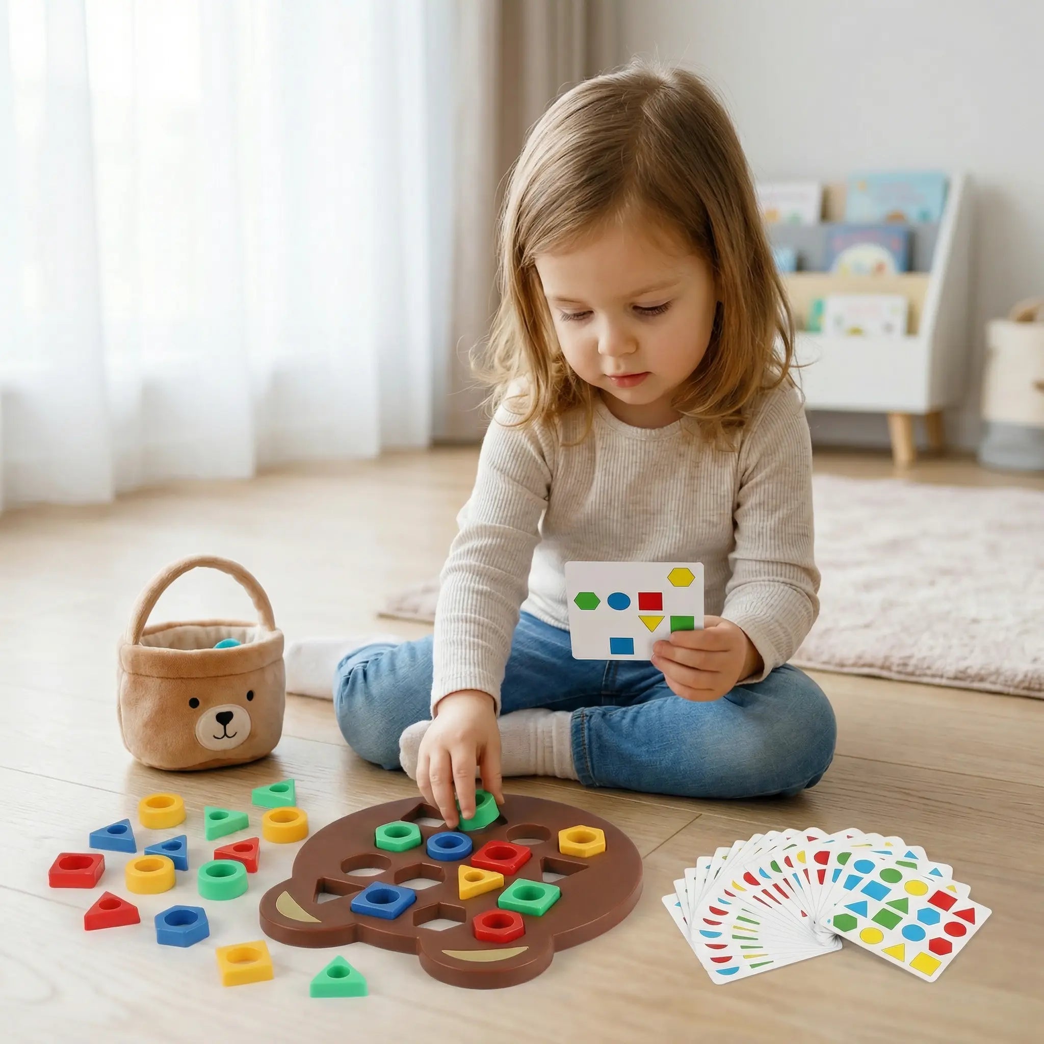 Colour & Shape Matching Game for Children – Interactive Learning Toy My Store