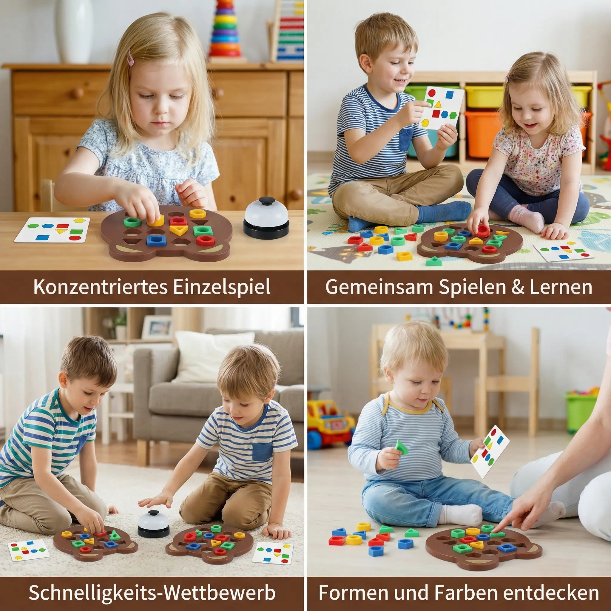 Colour & Shape Matching Game for Children – Interactive Learning Toy My Store