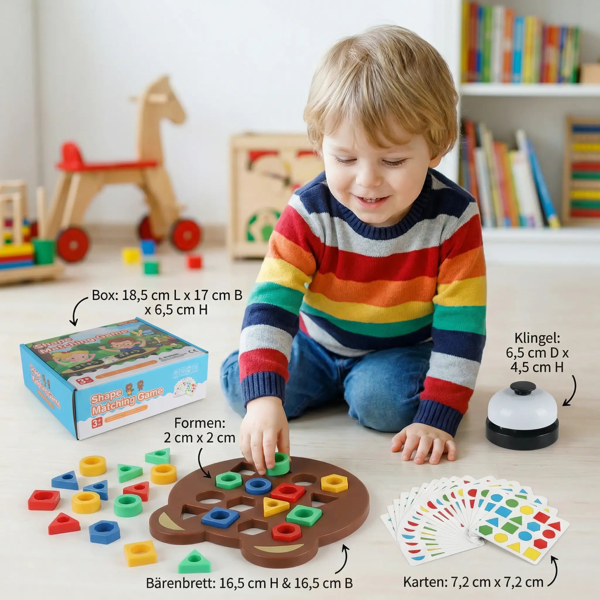 Colour & Shape Matching Game for Children – Interactive Learning Toy My Store