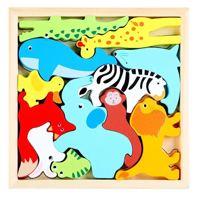 How do the shapes fit into the frame? - Shape Puzzle My Store