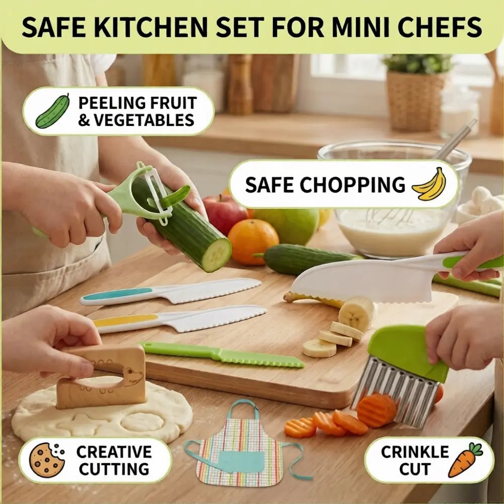 Safe Kitchen Set for Mini Chefs My Store