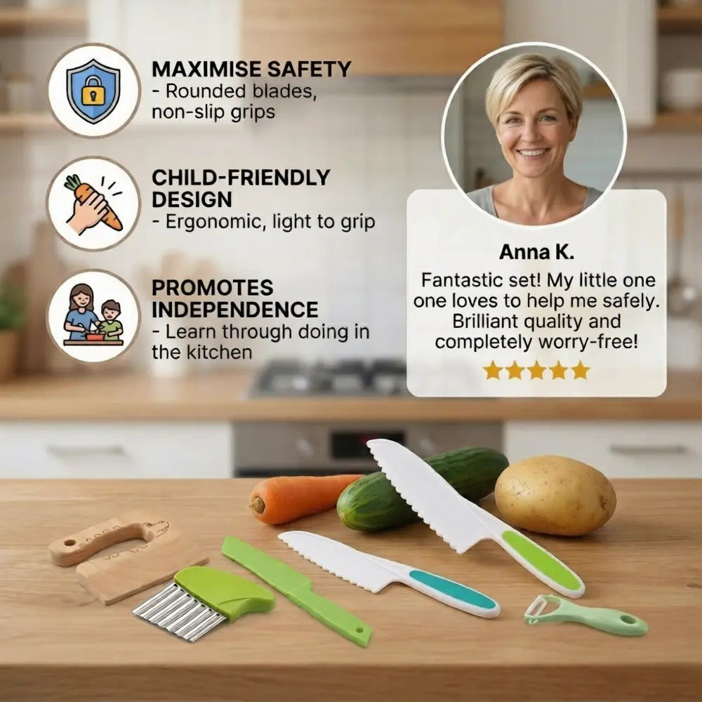 Safe Kitchen Set for Mini Chefs My Store