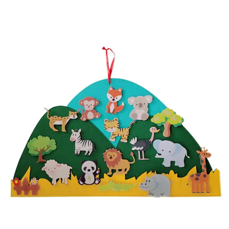 DIY Animal Kingdom | Felt Animal Wall Hanging My Store