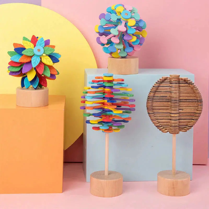 Wooden Calming Spinner – Stress Relief Toy for Tranquil Moments My Store