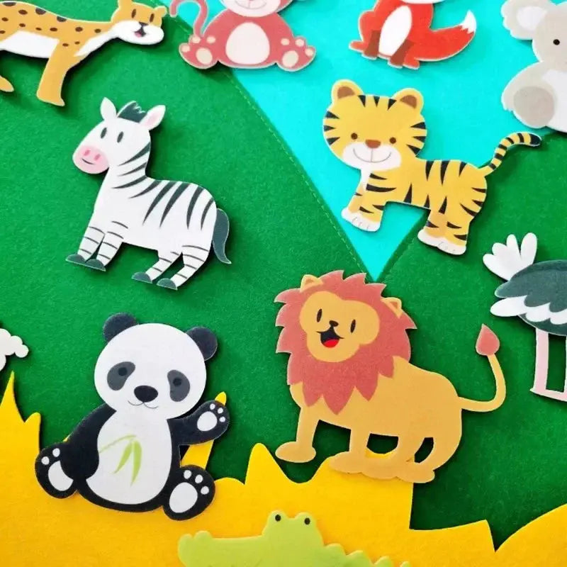 DIY Animal Kingdom | Felt Animal Wall Hanging My Store