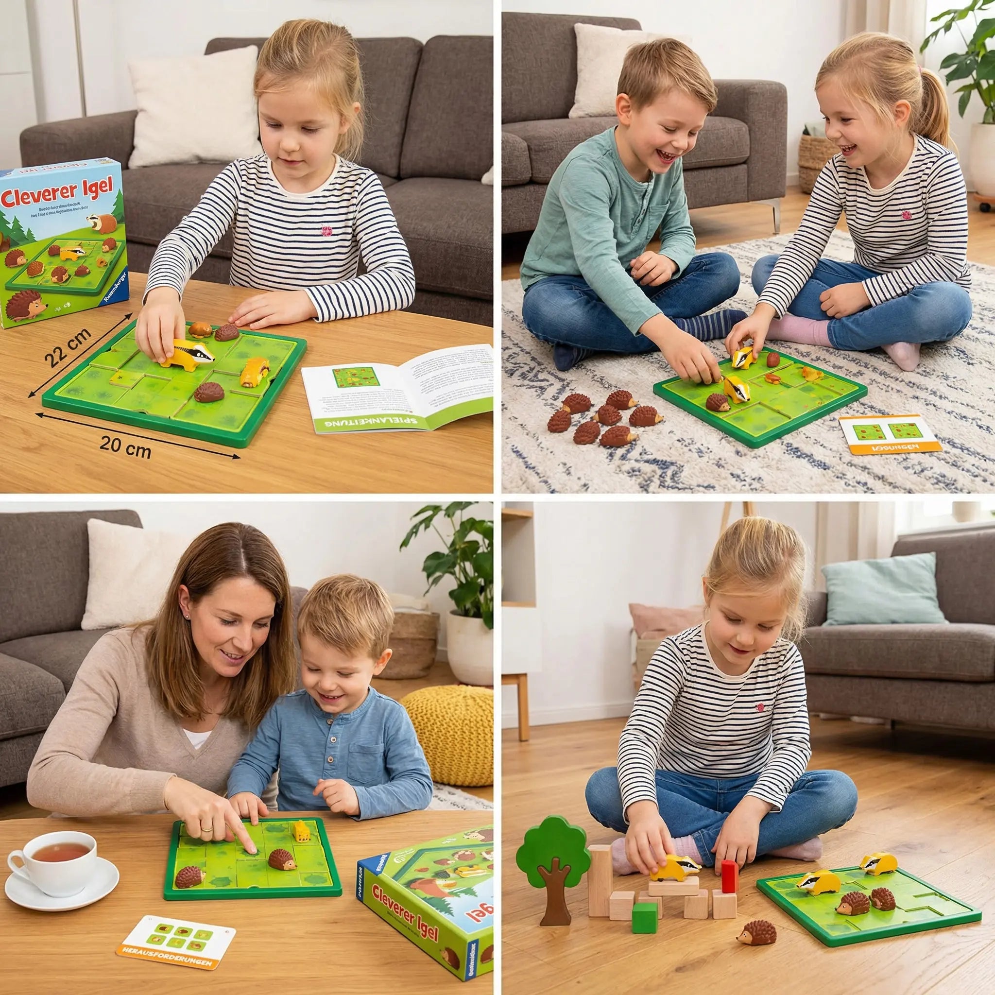 Clever Hedgehog - Educational Learning Puzzle Game for Children My Store