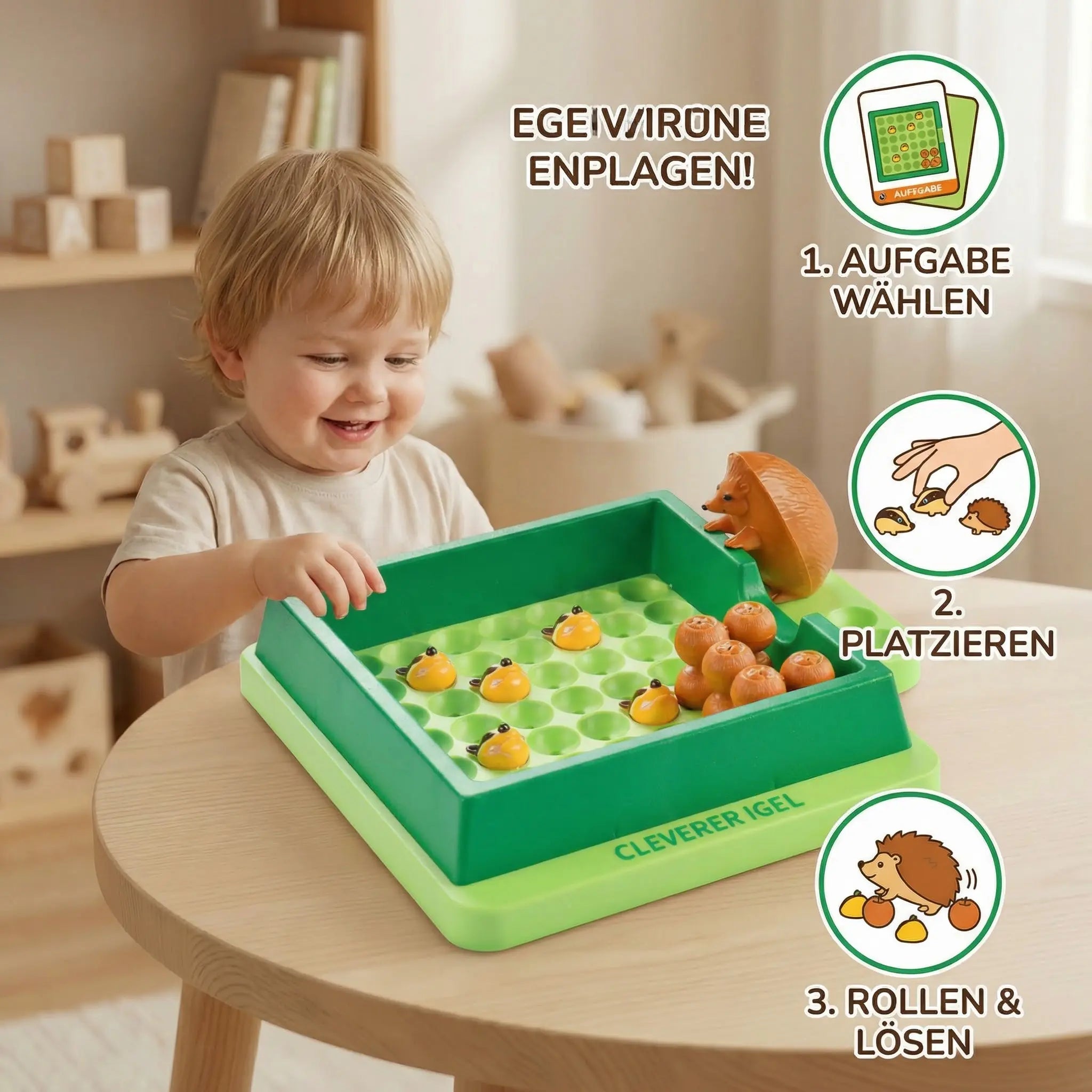 Clever Hedgehog - Educational Learning Puzzle Game for Children My Store