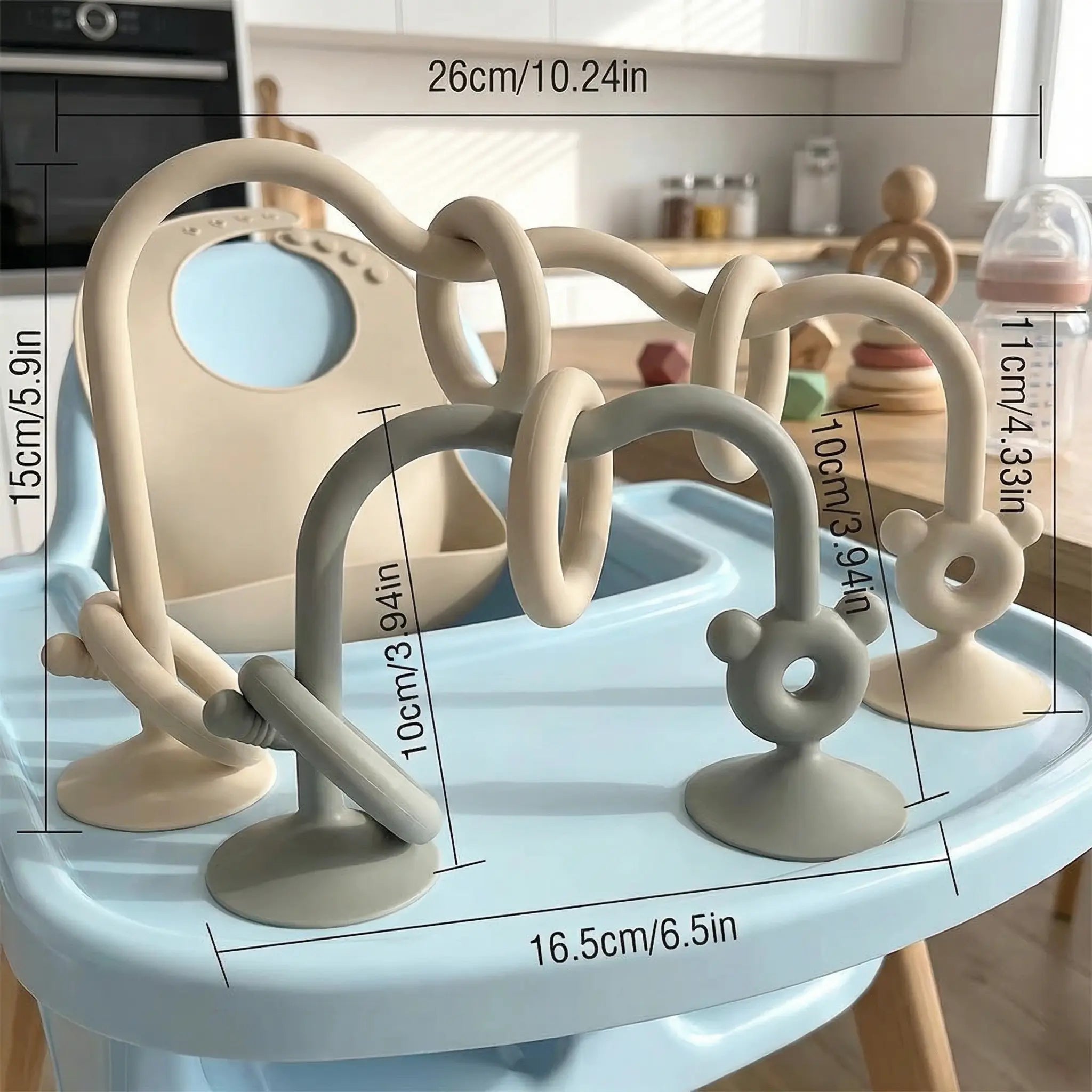 Silicone Motor Skills Toy for Babies – Suction Cup Learning Toy for Table & High Chair My Store