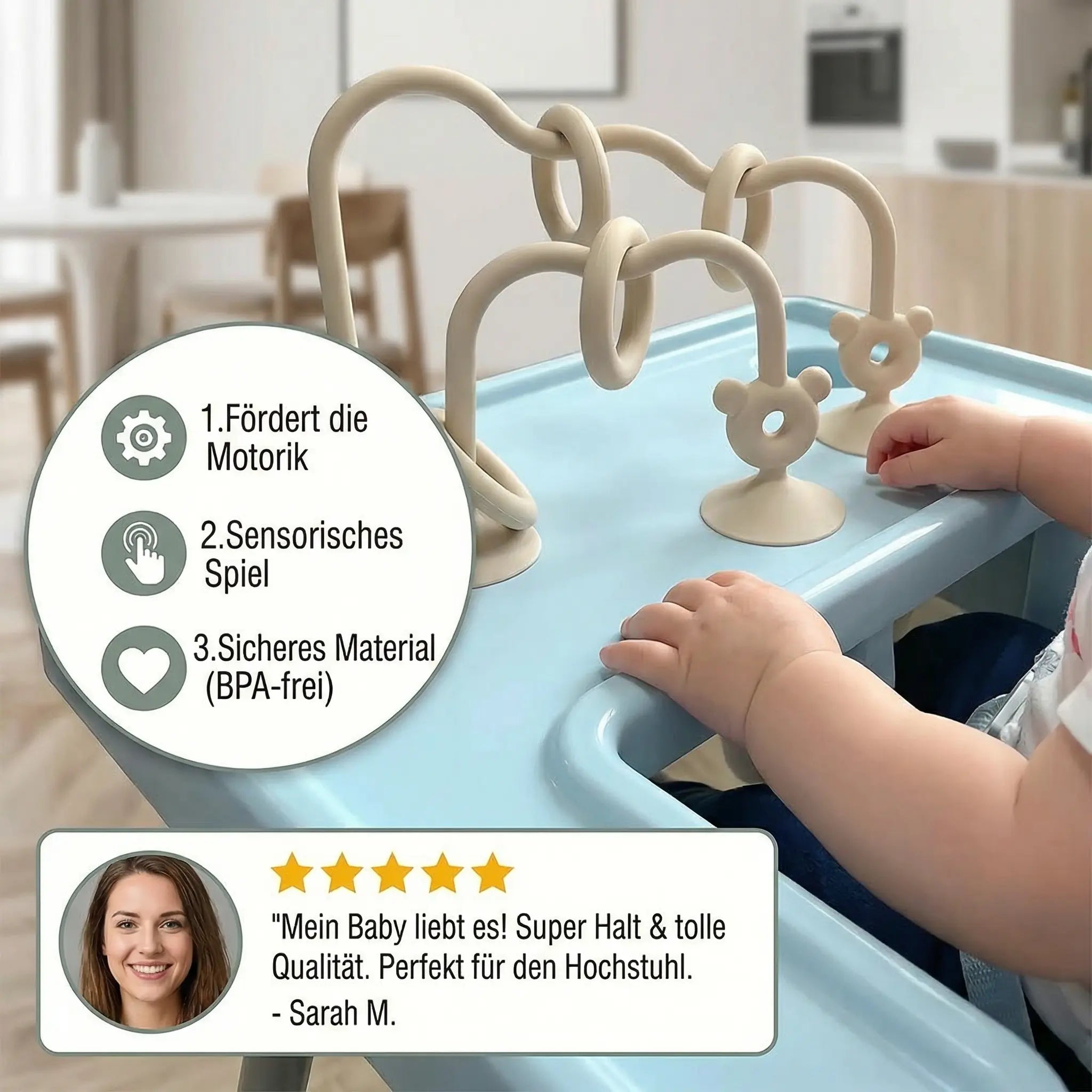Silicone Motor Skills Toy for Babies – Suction Cup Learning Toy for Table & High Chair My Store