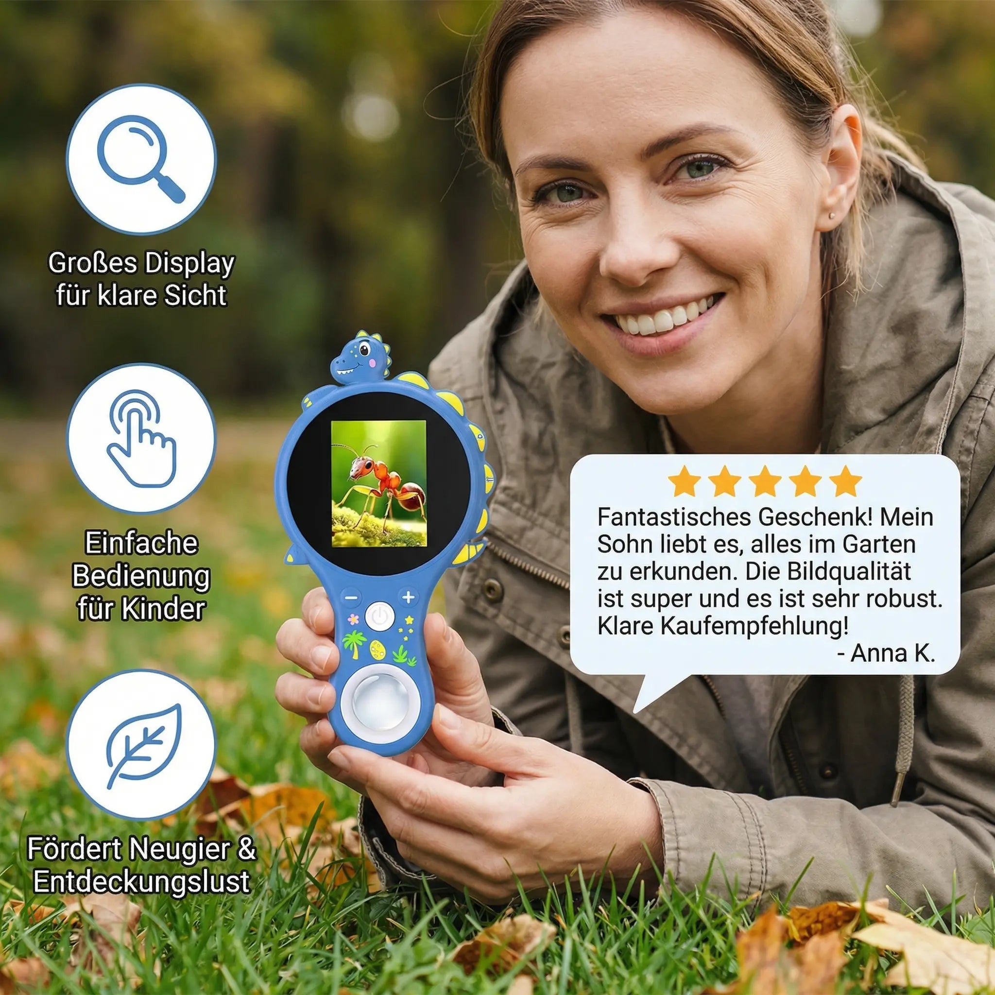 Children's Video Microscope with Screen – Mobile Research Device for Little Explorers My Store