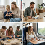 Handmade Wooden IQ Puzzle with Rope – A Thinking Game for the Whole Family My Store
