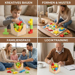 3D Wooden Logic Puzzle & Shape Challenge My Store