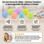 6-Piece Sensory Ball Set – Soft Touch & Massage Balls for Babies & Children My Store