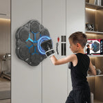 Bluetooth Wall-Mounted Music Boxing Trainer – Interactive Punching Target with Light & Sound My Store