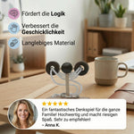 Handmade Wooden IQ Puzzle with Rope – A Thinking Game for the Whole Family My Store