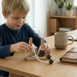 Handmade Wooden IQ Puzzle with Rope – A Thinking Game for the Whole Family My Store