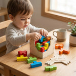 3D Wooden Logic Puzzle & Shape Challenge My Store