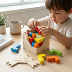3D Wooden Logic Puzzle & Shape Challenge My Store