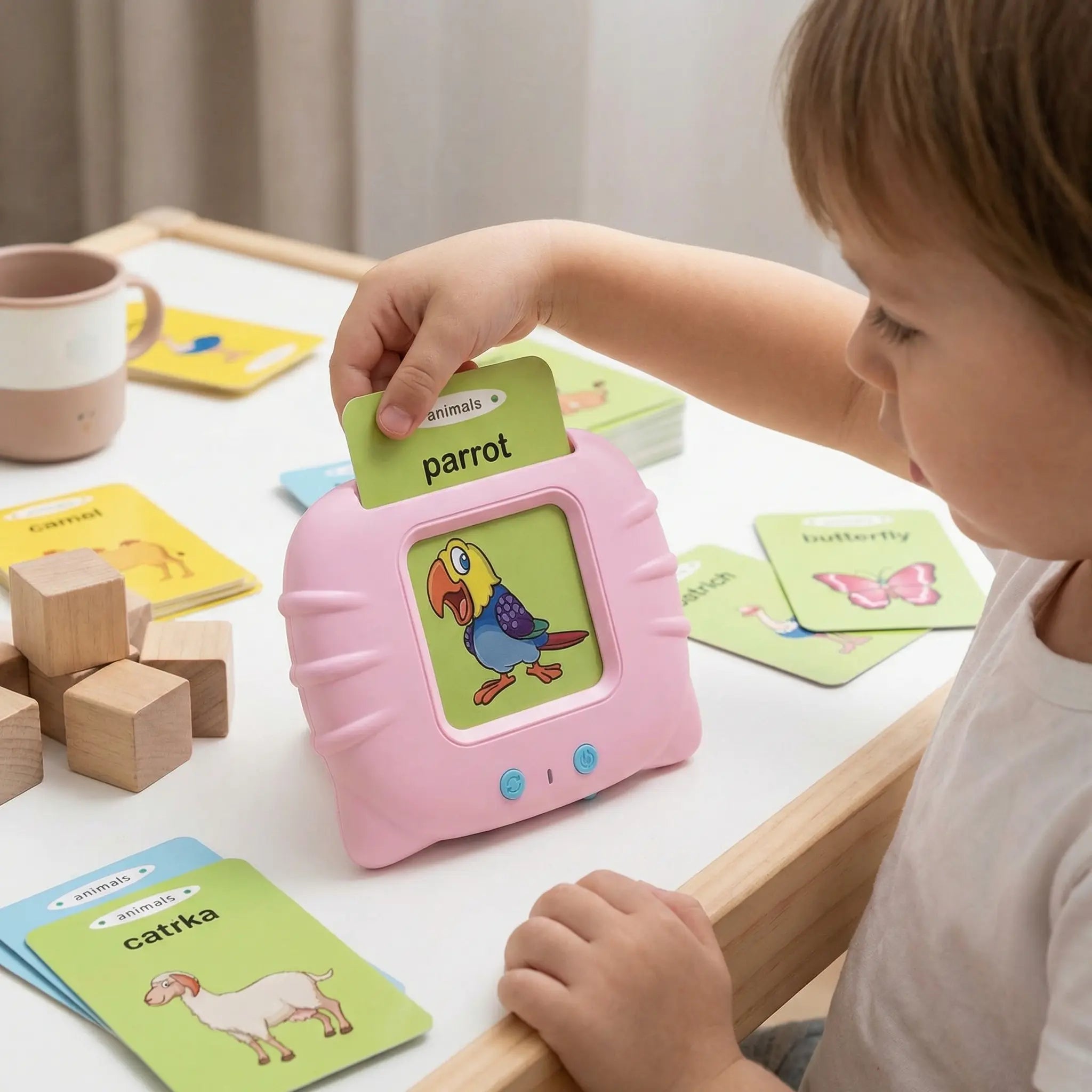 Talking English Learning Cards – Interactive Learning Game for Children My Store