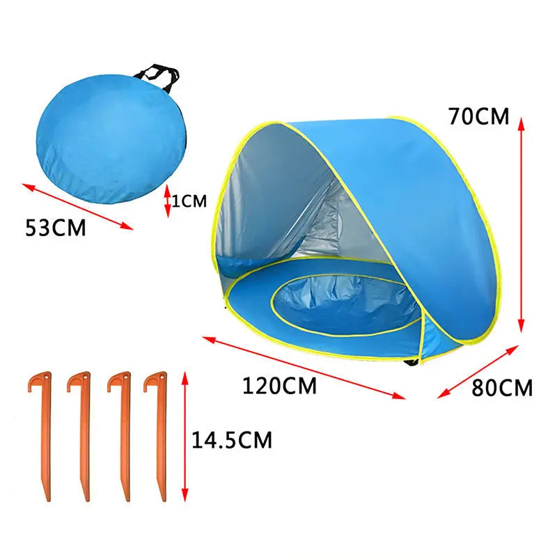 Children's Beach Tent with Pool My Store