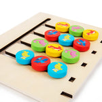 Montessori Shapes and Colours Learning Game Made of Wood My Store