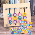Montessori Shapes and Colours Learning Game Made of Wood My Store
