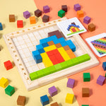 Montessori Colours and Numbers Building Blocks My Store