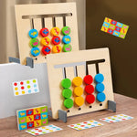 Montessori Shapes and Colours Learning Game Made of Wood My Store