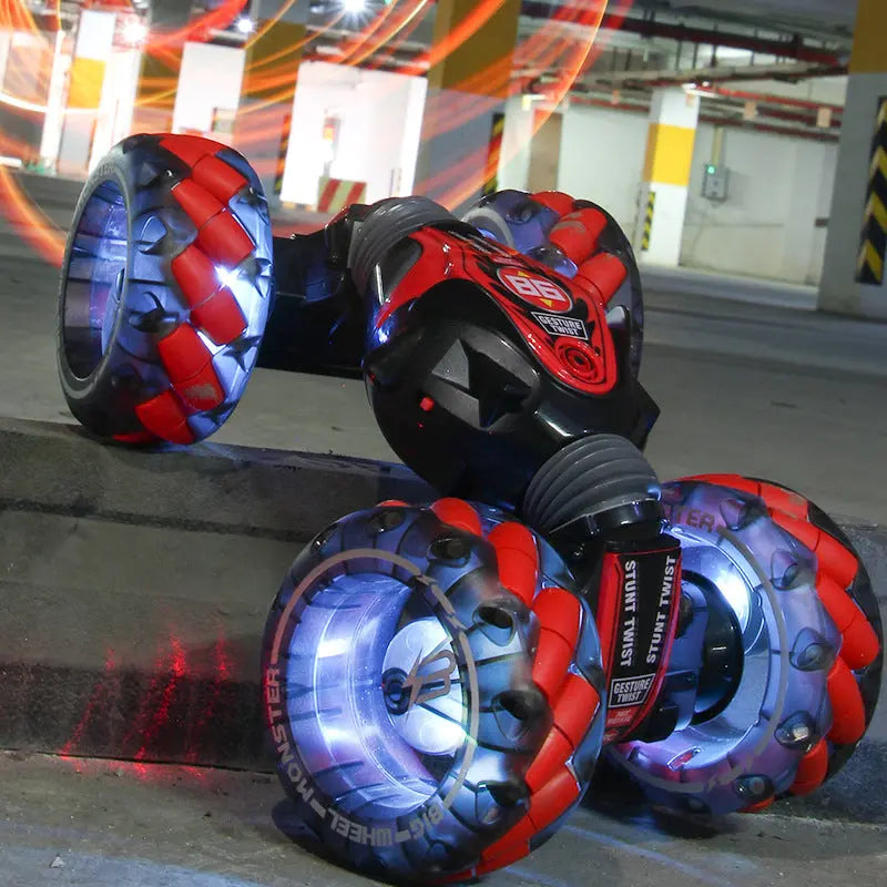 2in1 Hand-Controlled Stunt Car with Additional Remote Control My Store