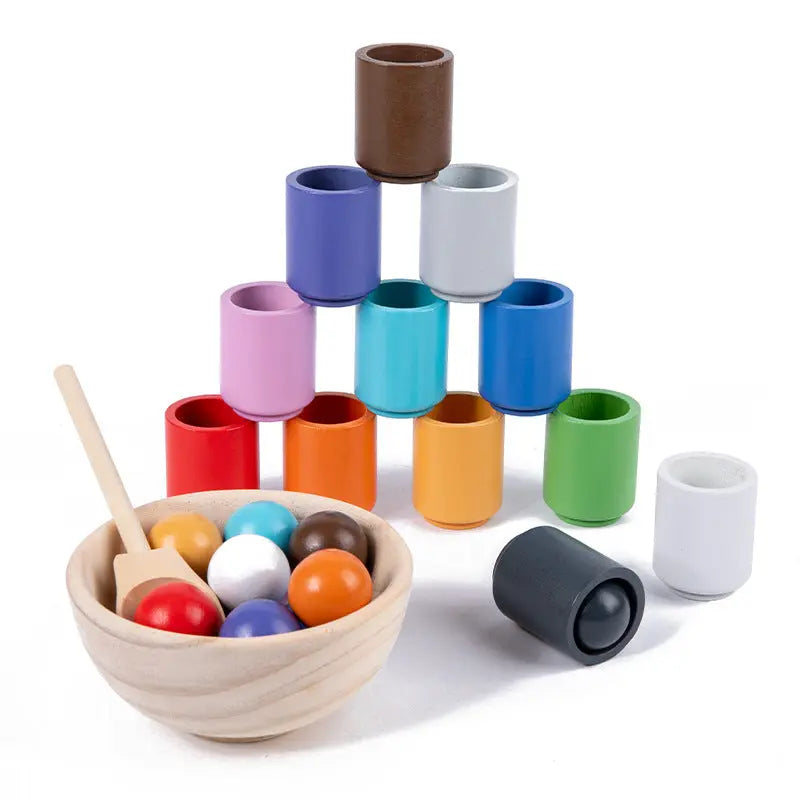 Montessori Sorting and Colour Recognition Wooden Set My Store