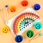 Montessori Wooden Bead Sorting Game My Store