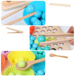 Montessori Wooden Bead Sorting Game My Store