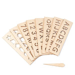 Wooden Letters and Numbers Templates for Learning to Write My Store