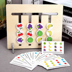 Montessori Shapes and Colours Learning Game Made of Wood My Store