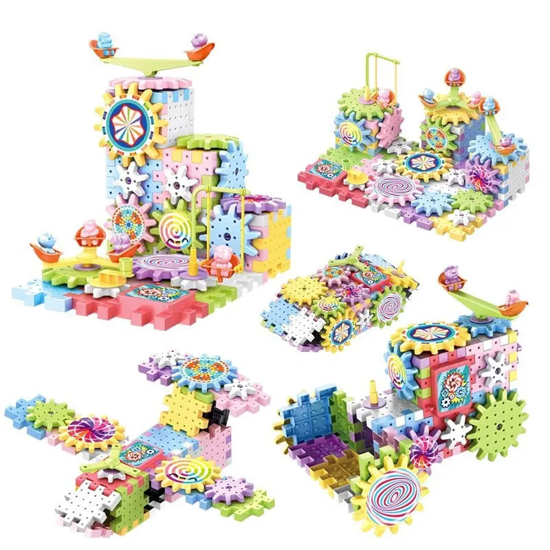 Rotating Montessori Building Block Toy My Store