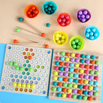 Montessori Wooden Bead Sorting Game My Store