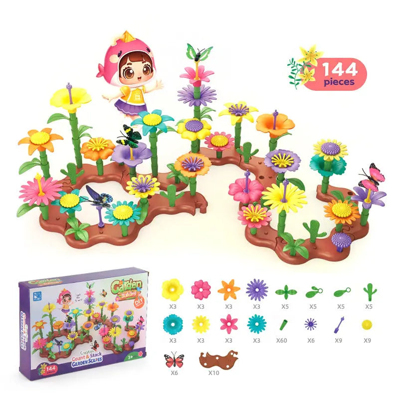 Creative Flower Building Blocks My Store
