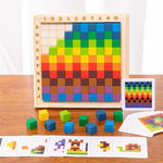 Montessori Colours and Numbers Building Blocks My Store