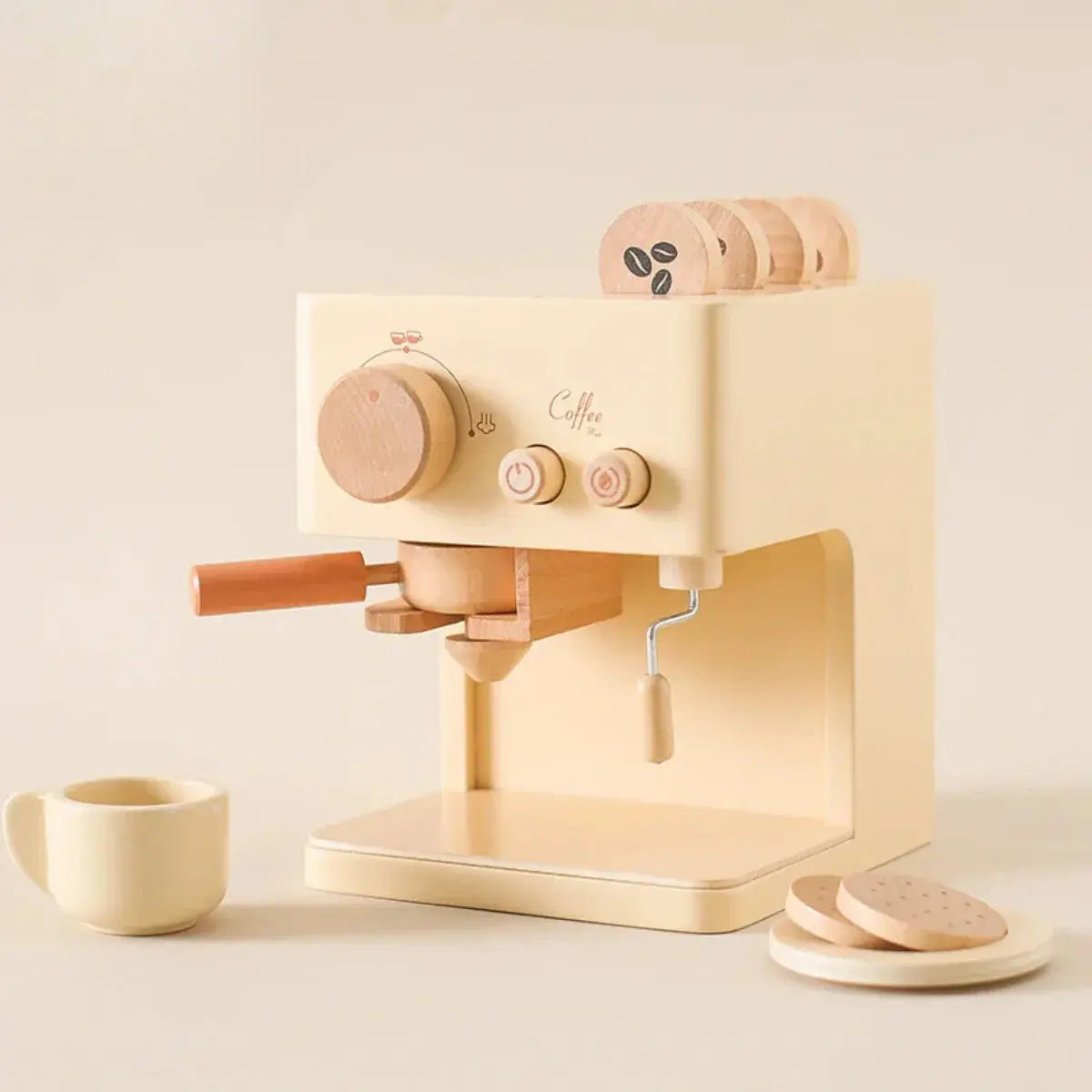 Wooden Espresso Play Set My Store