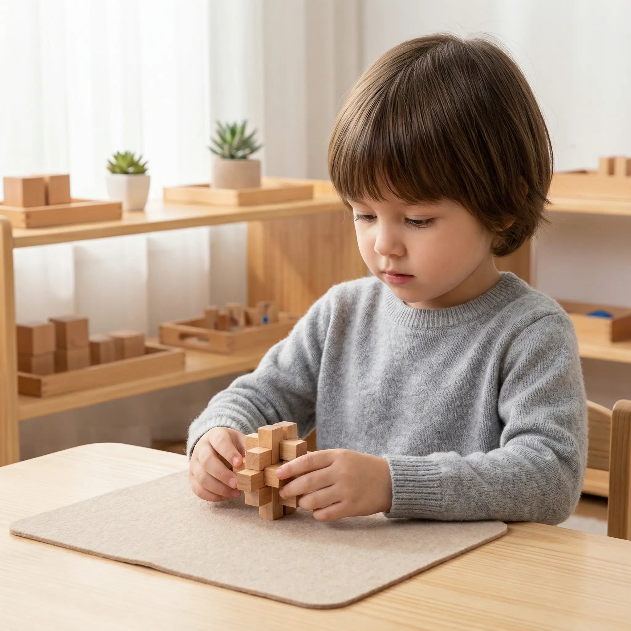 Montessori 3D Wooden Learning Game Puzzle My Store
