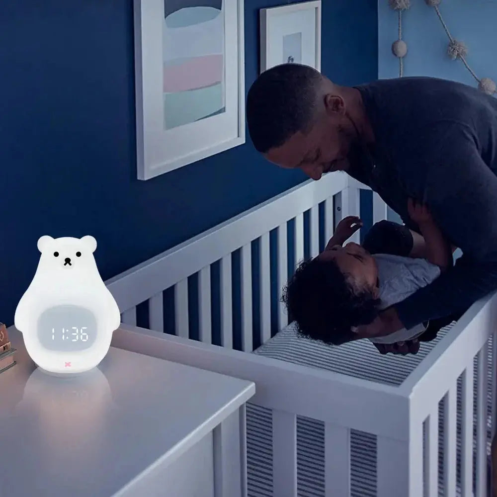 Bear Alarm Clock - LED Night Light and Children's Alarm Clock My Store