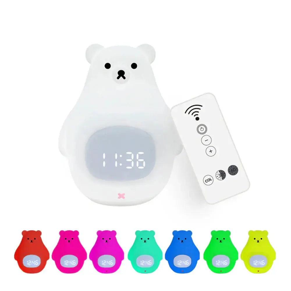 Bear Alarm Clock - LED Night Light and Children's Alarm Clock My Store