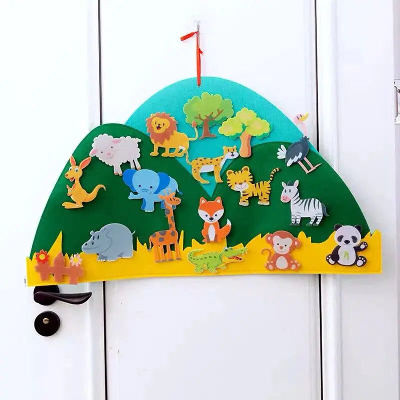 DIY Animal Kingdom | Felt Animal Wall Hanging My Store