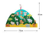 DIY Animal Kingdom | Felt Animal Wall Hanging My Store
