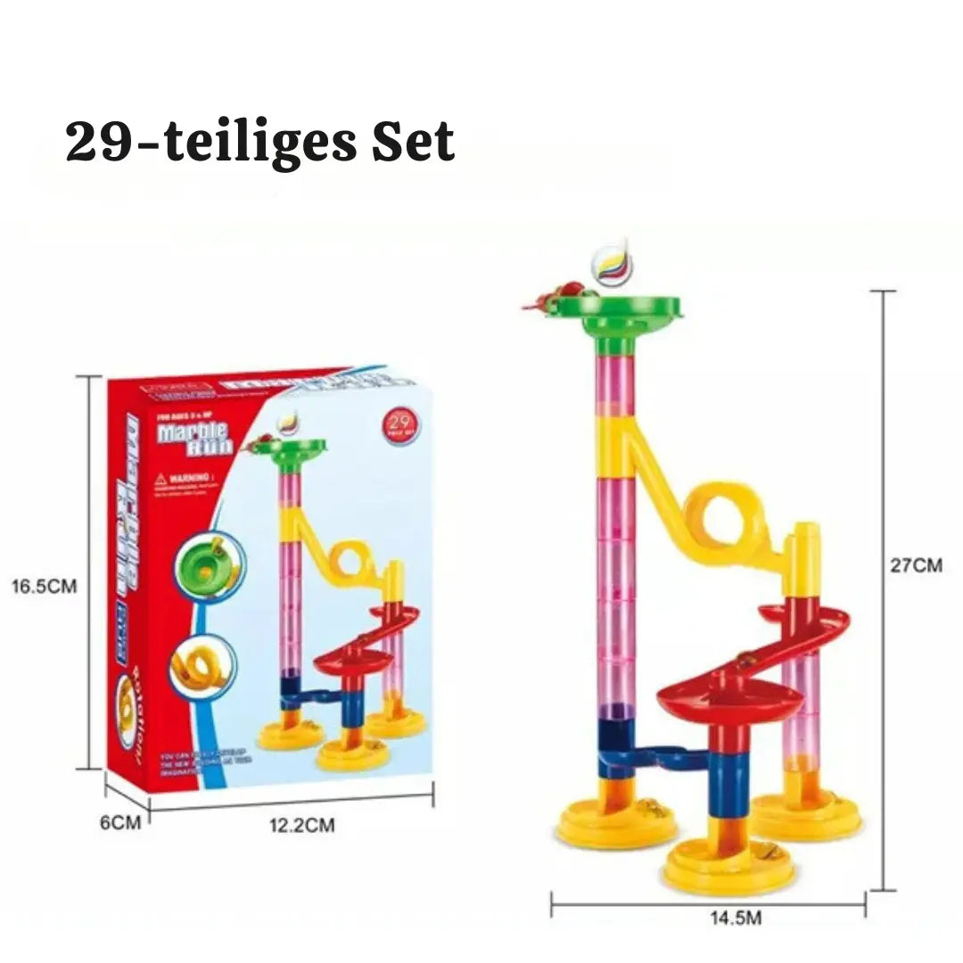 Building Block Marble Run Pillar Playset My Store