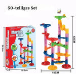 Building Block Marble Run Pillar Playset My Store