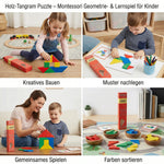 Wooden Tangram Puzzle – Montessori Geometry & Learning Game for Children My Store